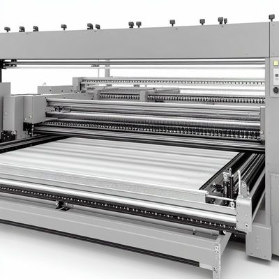 10m الطول الإجمالي طابعة مسطحة المعدات المساعدة مع 10-15m3 / ساعة الخروج والموثوقية
