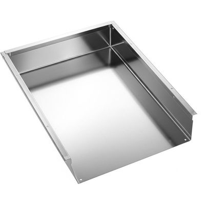 طاسة جمع الرماد من القاع الفضية لإزالة الرماد بسهولة في البيئات الصناعية